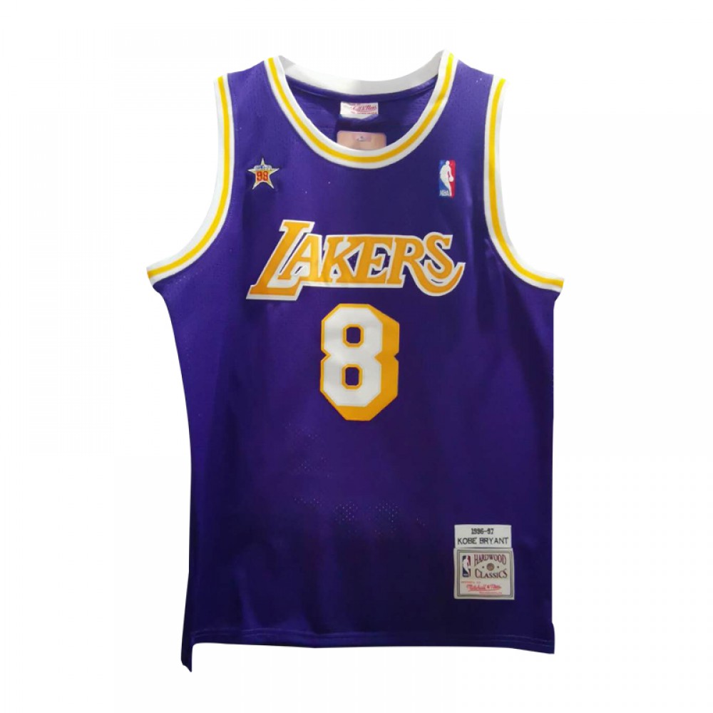 Camiseta Kobe Bryant #8 1998 All Star Púrpura Honor Edition
