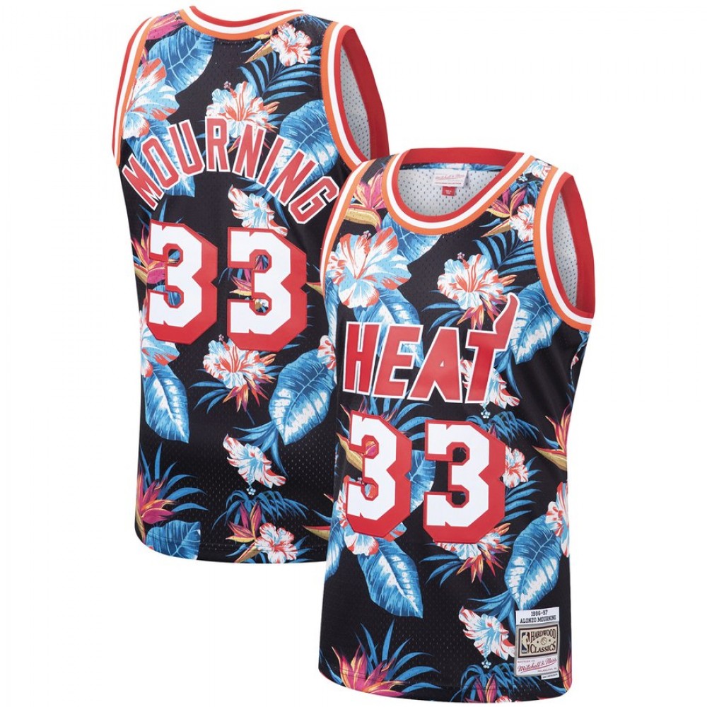 Camiseta Alonzo Mourning #33 Miami Heat 2019 Estampado Edition
