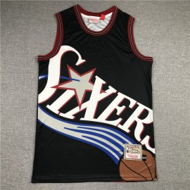 Camiseta Allen Iverson #3 Philadelphia 76ers 2020 Negro Estampado Edition