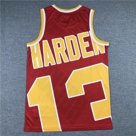 Camiseta James Harden #13 Houston Rockets 2020 Rojo Estampado Edition Camiseta James Harden #13 Houston Rockets 2020 Rojo Estampado Edition