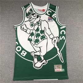 Camiseta Larry Bird #33 Boston Celtics 2020 Verde Estampado Edition