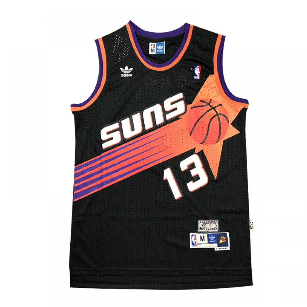 Camiseta Steve Nash #13 Phoenix Suns 2020 Negro Estampado Edition