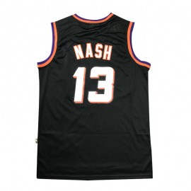 Camiseta Steve Nash #13 Phoenix Suns 2020 Negro Estampado Edition