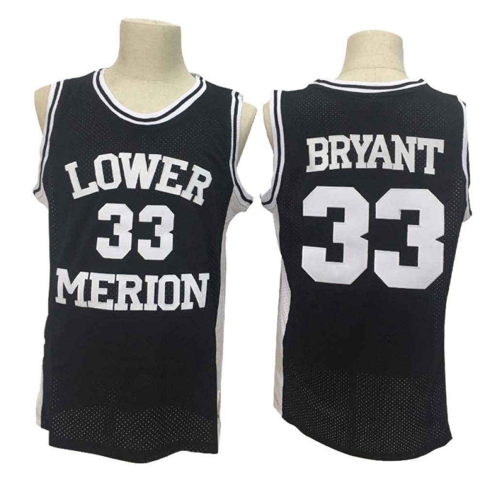 Camiseta Kobe Bryant #33 Lower Merion High School Ncaa Negro