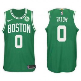 Camiseta Jayson Tatum #0 Boston Celtics 17/18 Verde