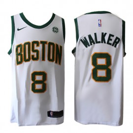 Camiseta Kemba Walker #8 Boston Celtics 17/18 Blanco City Edition