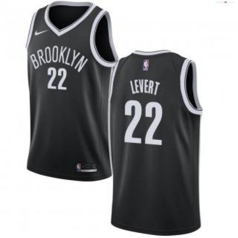 Camiseta Caris LeVert #22 Brooklyn Nets 18/19 Negro Icon Edition