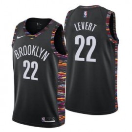 Camiseta Caris LeVert #22 Brooklyn Nets 18/19 Negro City Edition