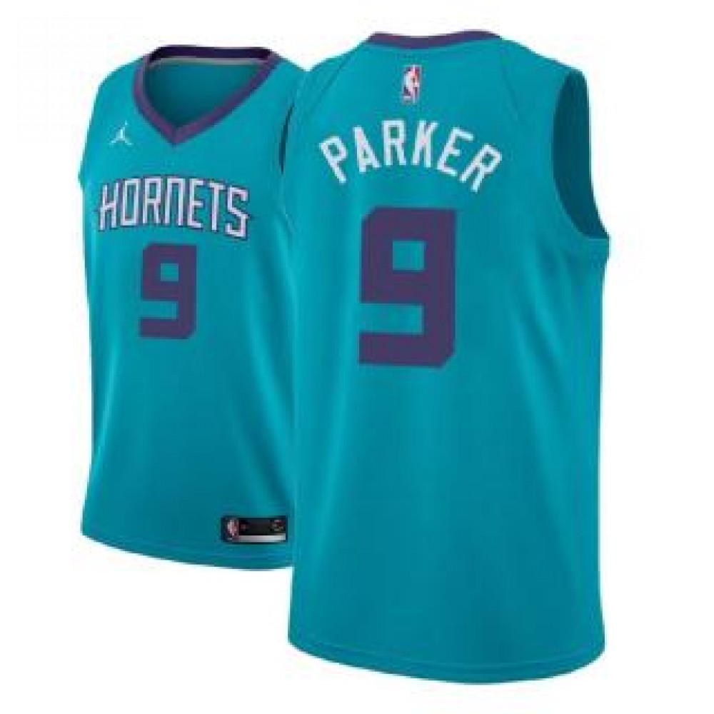 Camiseta Tony Parker #9 Charlotte Hornets 18/19 Azul Icon Edition