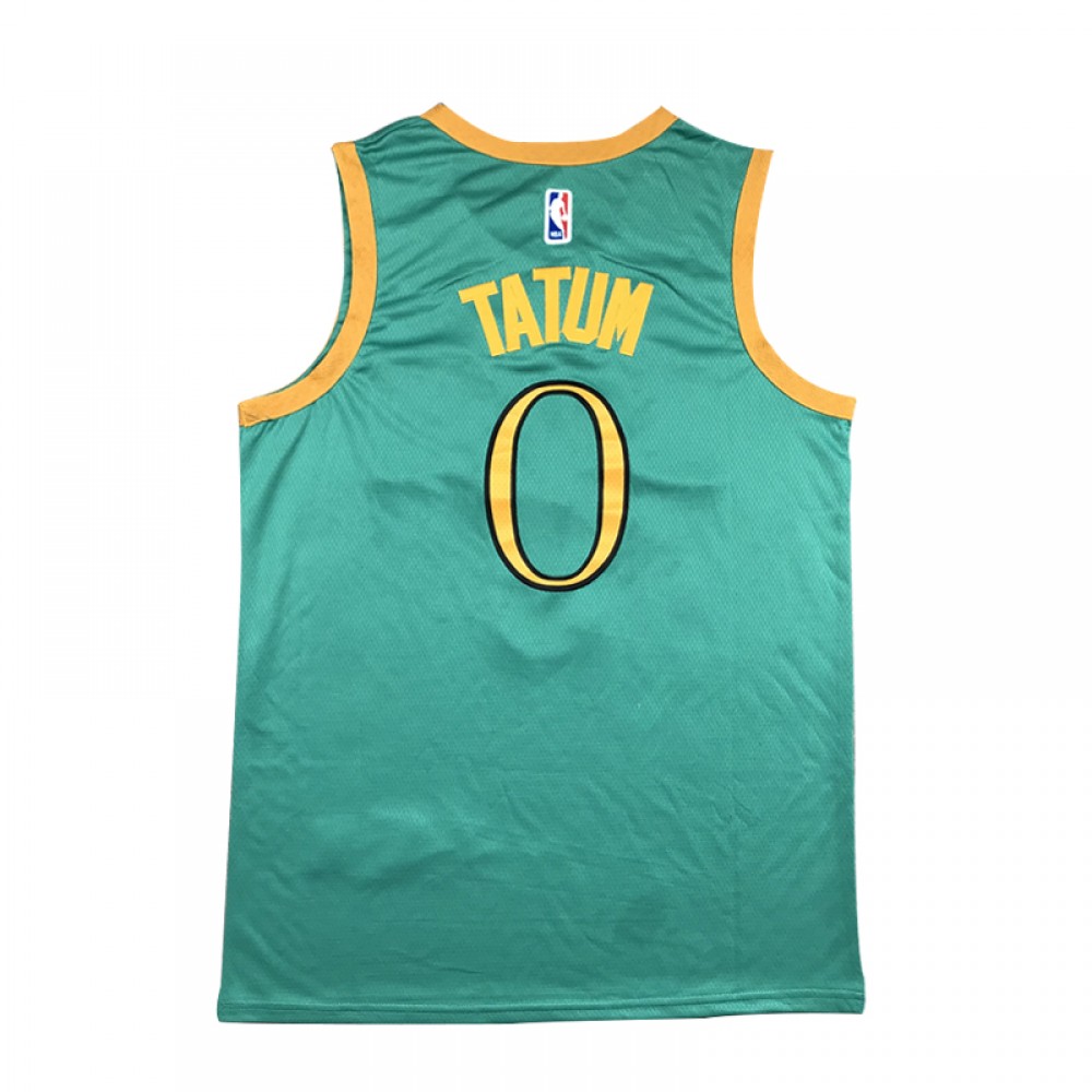 Camiseta Jayson Tatum 0 Boston Celtics 19/20 Verde City Edition ⋆