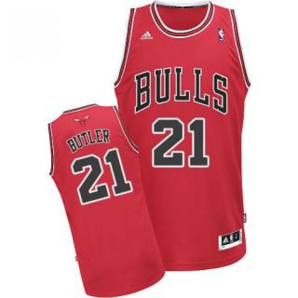 Camiseta Jimmy Butler #21 Chicago Bulls 17/18 Rojo Icon Edition