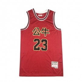 Camiseta Michael Jordan #23 Chicago Bulls Rojo Chinese Edition 