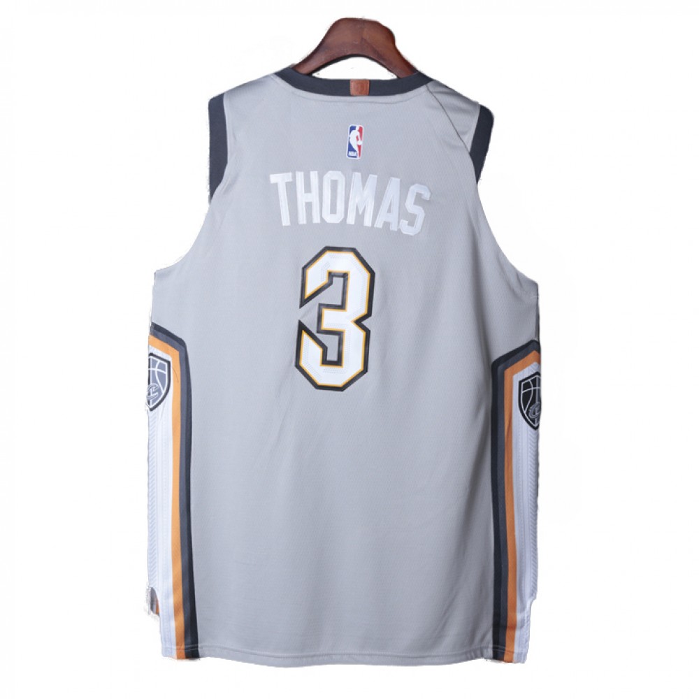 Camiseta Isiah Thomas 3 Cleveland Cavaliers 17/18 Gris City Edition ⋆