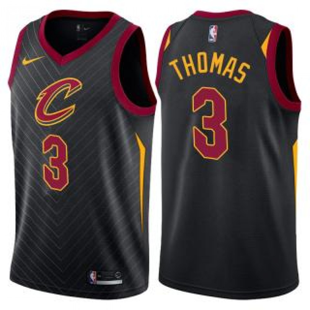 Camiseta Isiah Thomas #3 Cleveland Cavaliers 17/18 Negro