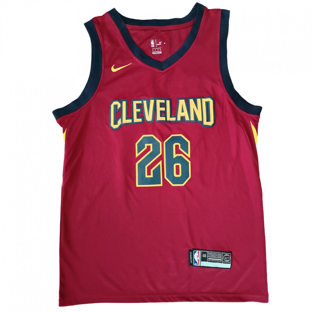 Camiseta Kyle Korver #26 Cleveland Cavaliers 17/18 Rojo Camiseta Kyle Korver #26 Cleveland Cavaliers 17/18 Rojo