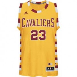 Camiseta LeBron James #23 Cleveland Cavaliers 17/18 Amarillo Classics Edition