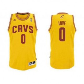 Camiseta Kevin Love #0 Cleveland Cavaliers 17/18 Amarillo