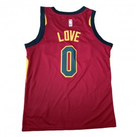 Camiseta Kevin Love #0 Cleveland Cavaliers 17/18 Rojo Camiseta Kevin Love #0 Cleveland Cavaliers 17/18 Rojo