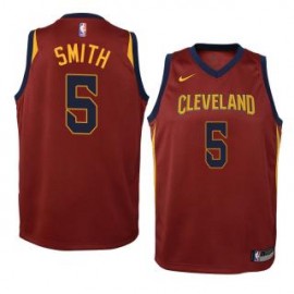 Camiseta  J. R. Smith #5 Cleveland Cavaliers 17/18 Rojo