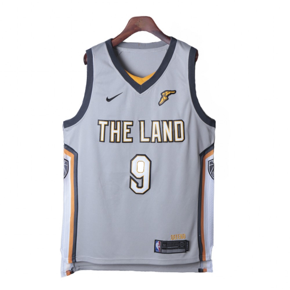 Camiseta Dwyane Wade #9 Cleveland Cavaliers 17/18 Gris City Edition Camiseta Dwyane Wade #9 Cleveland Cavaliers 17/18 Gris City Edition