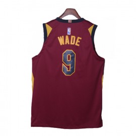 Camiseta Dwyane Wade #9 Cleveland Cavaliers 17/18 Rojo Camiseta Dwyane Wade #9 Cleveland Cavaliers 17/18 Rojo