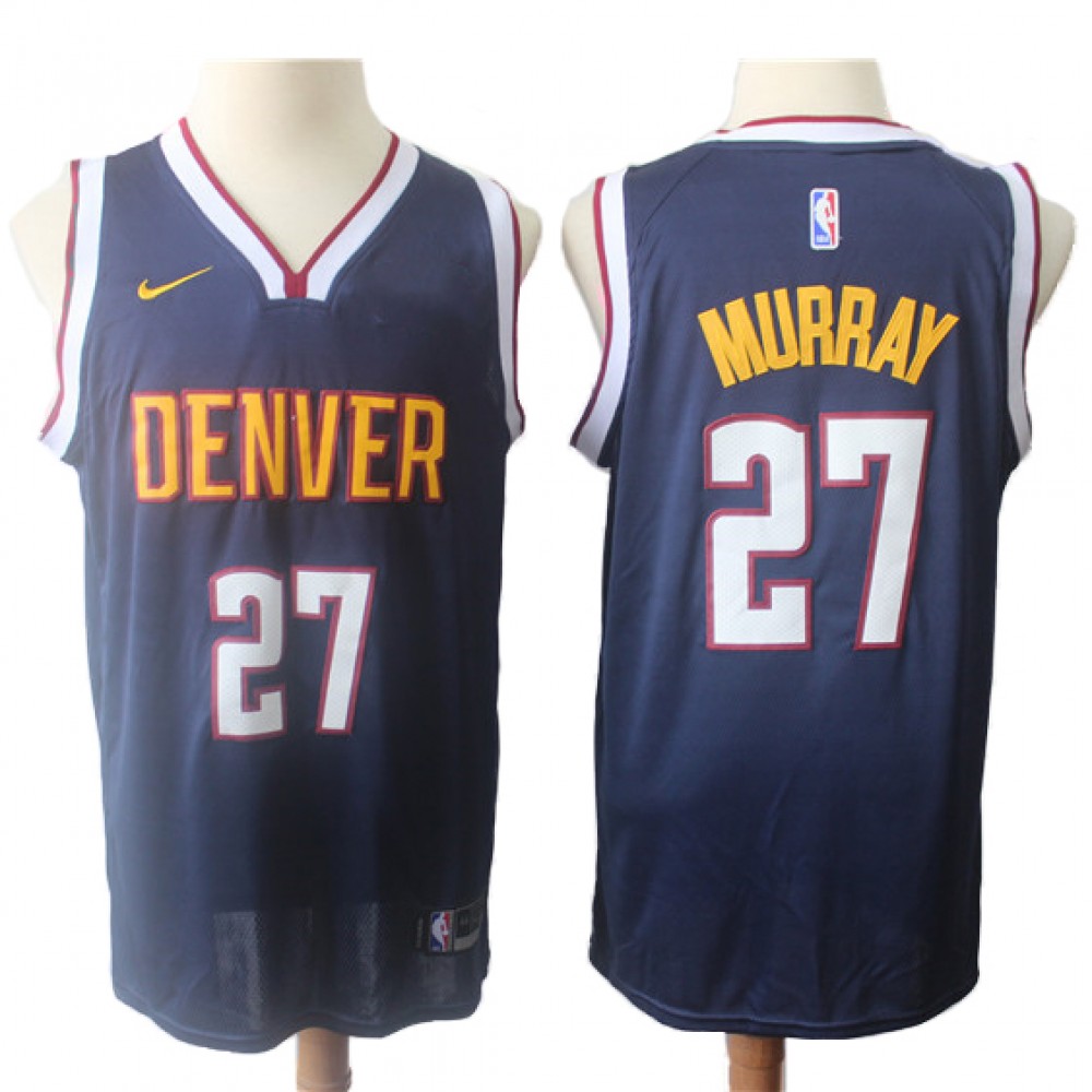 Camiseta Jamal Murray #27 Denver Nuggets 18/19 Azul Marino Icon Edition Camiseta Jamal Murray #27 Denver Nuggets 18/19 Azul Marino Icon Edition