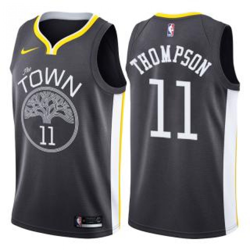 Camiseta Klay Thompson #11 Golden State Warriors 18/19 Negro Statement Edition Camiseta Klay Thompson #11 Golden State Warriors 18/19 Negro Statement Edition