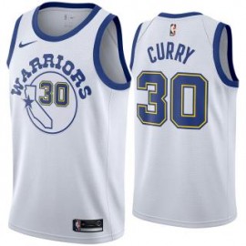 Camiseta Stephen Curry #30 Golden State Warriors 18/19 Blanco Classic Edition