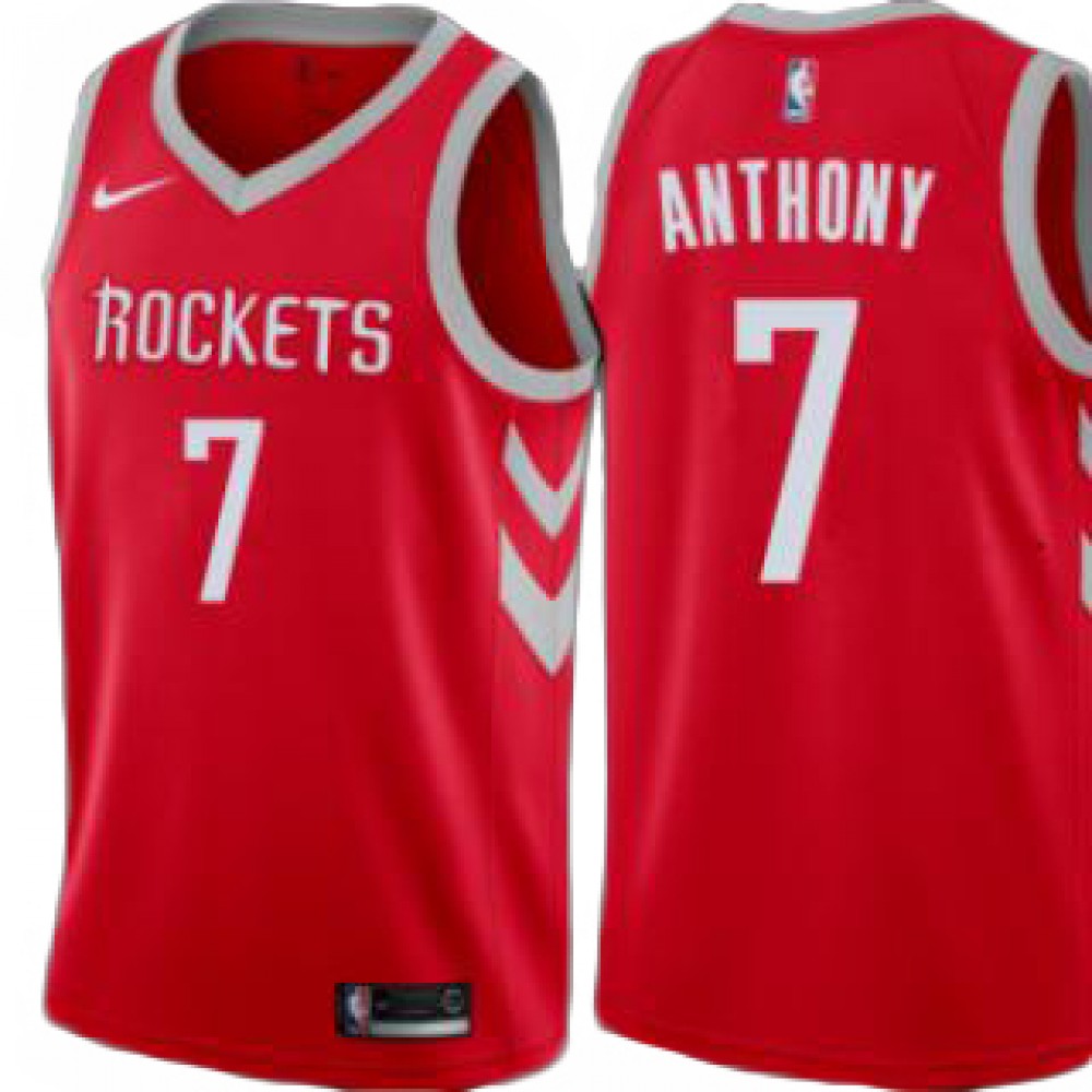 Camiseta Carmelo Anthony #7 Houston Rockets 17/18 Rojo Icon Edition Camiseta Carmelo Anthony #7 Houston Rockets 17/18 Rojo Icon Edition