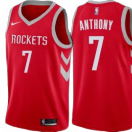 Camiseta Carmelo Anthony #7 Houston Rockets 17/18 Rojo Icon Edition