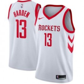 Camiseta James Harden #13 Houston Rockets 17/18 Blanco Association Edition