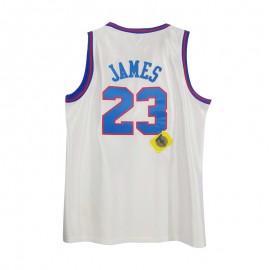 Camiseta LeBron James #23 Blanco Slam Dunk  Camiseta LeBron James #23 Blanco Slam Dunk