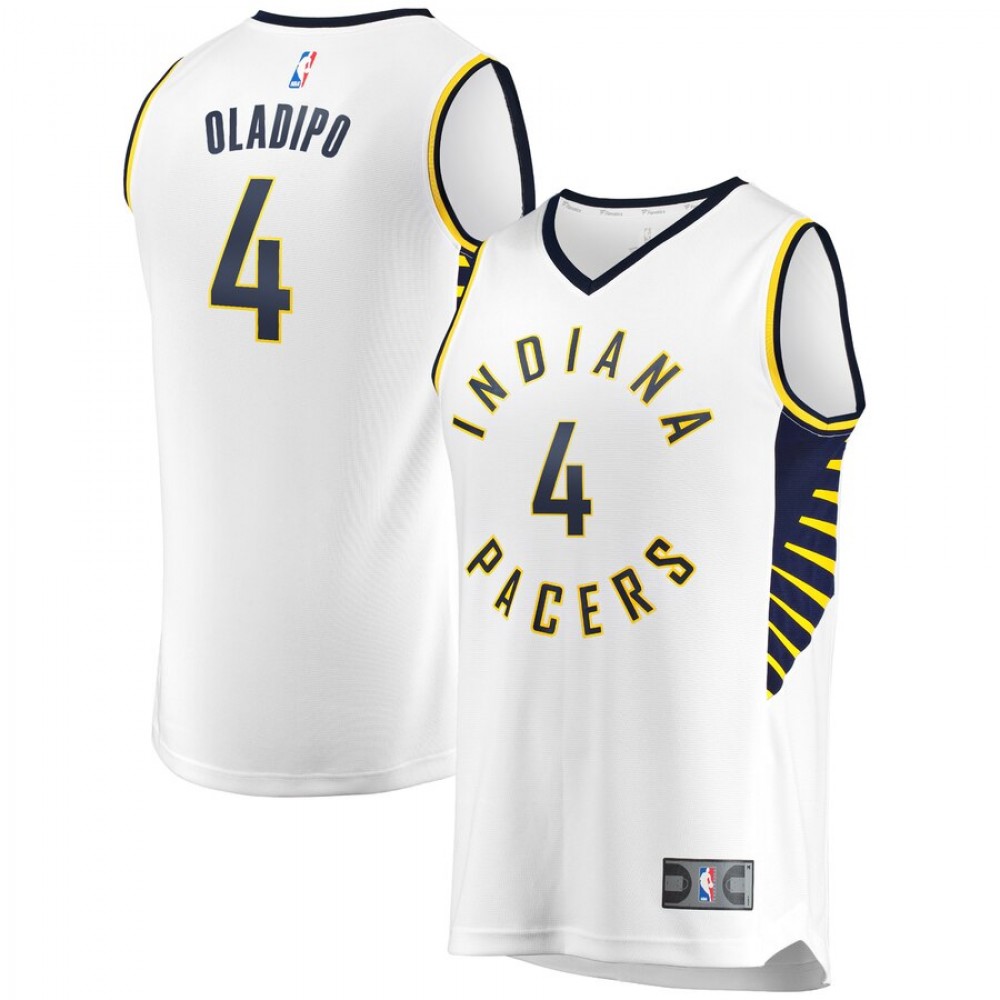 Camiseta Victor Oladipo #4 Indiana Pacers 18/19 Blanco Association Camiseta Victor Oladipo #4 Indiana Pacers 18/19 Blanco Association