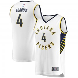 Camiseta Victor Oladipo #4 Indiana Pacers 18/19 Blanco Association