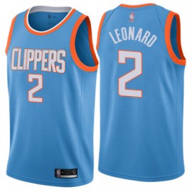 Camiseta Kawhi Leonard #2 Los Angeles Clippers 19/20 Azul City Edition