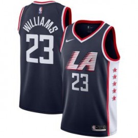 Camiseta Lou Williams #23 Los Angeles Clippers 18/19 Negro City Edition