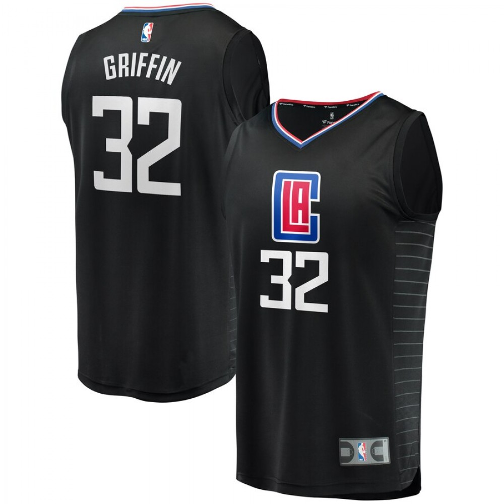 Camiseta Blake Griffin #32 Los Angeles Clippers 18/19 Negro Statement Camiseta Blake Griffin #32 Los Angeles Clippers 18/19 Negro Statement