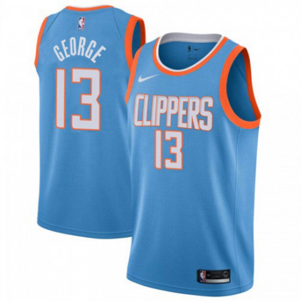 Camiseta Paul George #13 Los Angeles Clippers 19/20 Azul City Edition Camiseta Paul George #13 Los Angeles Clippers 19/20 Azul City Edition