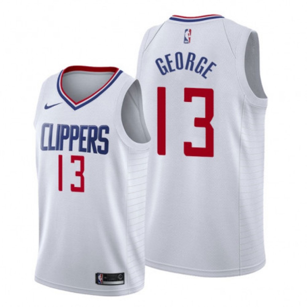 Camiseta Paul George #13 Los Angeles Clippers 19/20 Blanco Association Camiseta Paul George #13 Los Angeles Clippers 19/20 Blanco Association