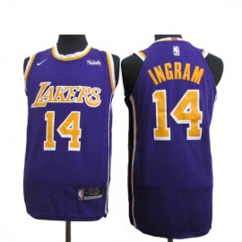 Camiseta Brandon Ingram #14 Los Angeles Lakers 18/19 Púrpura Statement Edition