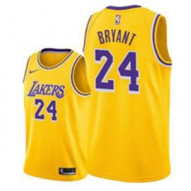 Camiseta Kobe Bryant #24 Los Angeles Lakers 18/19 Amarillo Icon Edition