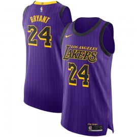 Camiseta Kobe Bryant #24 Los Angeles Lakers 18/19 Púrpura ...