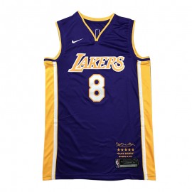 Camiseta Kobe Bryant #8 Los Angeles Lakers Púrpura Retirada Edition