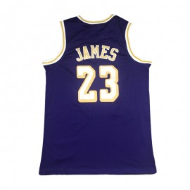 Camiseta LeBron James #23 Los Angeles Lakers 19/20 Púrpura Chinese Edition Camiseta LeBron James #23 Los Angeles Lakers 19/20 Púrpura Chinese Edition