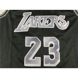 Camiseta LeBron James #23 Los Angeles Lakers Negro Classic Edition Camiseta LeBron James #23 Los Angeles Lakers Negro Classic Edition