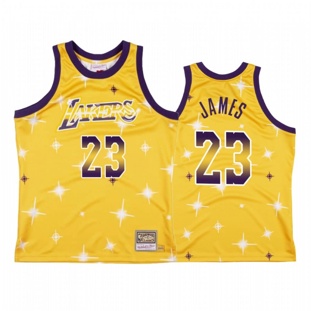 Camiseta LeBron James #23 Los Angeles Lakers Amarillo Star Edition