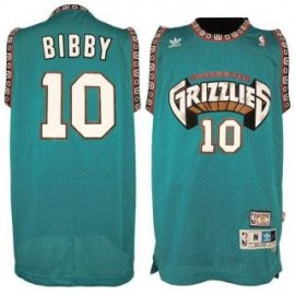 Camiseta Mike Bibby #10 Memphis Grizzlies Verde Classic