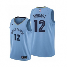 Camiseta Ja Morant #12 Memphis Grizzlies 19/20 Azul