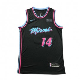 Camiseta Tyler Herro #14 Miami Heat 18/19 Negro City Edition