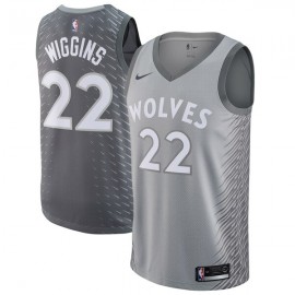 Camiseta Andrew Wiggins #22 Minnesota Timberwolves 17/18 Gris City Edition